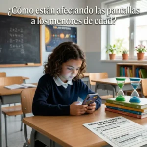 ¿Cómo están afectando las pantallas a los menores de edad?